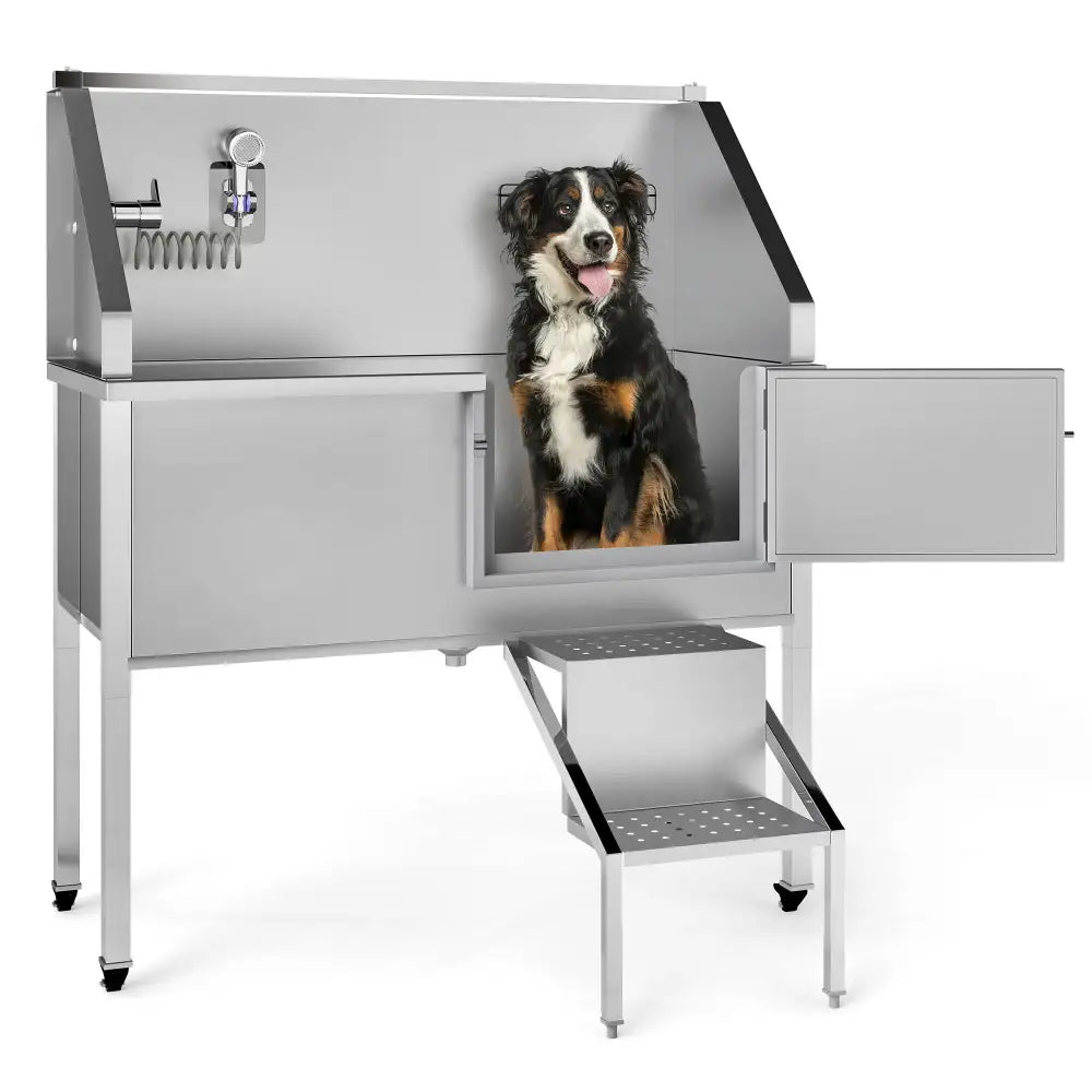 Coziwow 49.2"L Stainless Steel Pet Bath Pool Coziwow