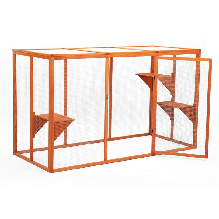 71 inch outdoor cat enclosure orange-CW12T0607