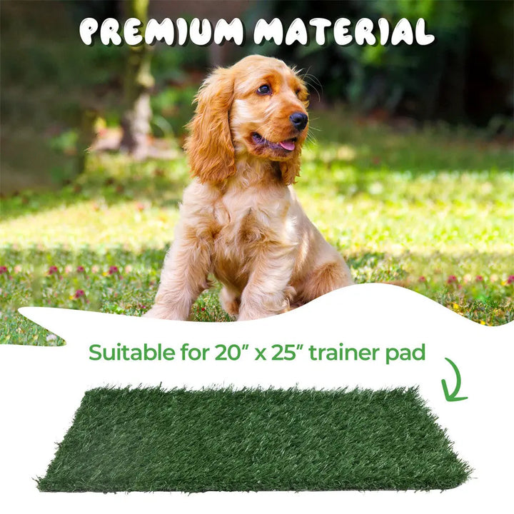 Coziwow 24"L×19"W Pet Grass Pad Replacement Liner - 2 Packs