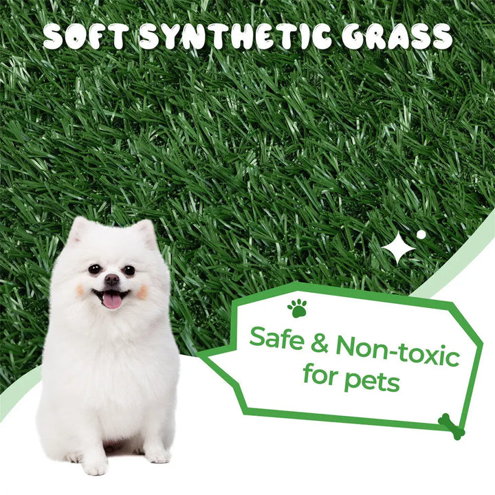 Coziwow 24"L×19"W Pet Grass Pad Replacement Liner - 2 Packs