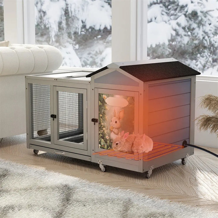 Coziwow Heated Pet Pad with Cover & Temperature Control