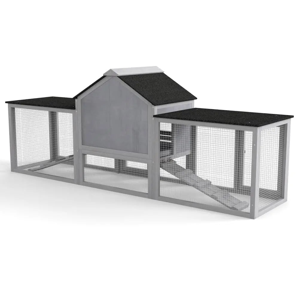 Coziwow 82″L Double Rabbit Hutch – Spacious & Safe Pet Home
