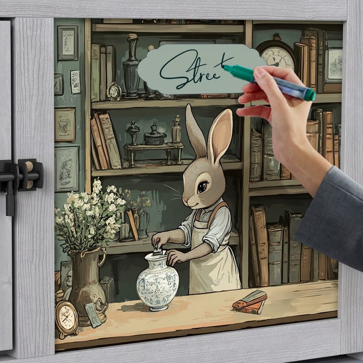 Coziwow 82″L 3-Compartment Double Rabbit Hutch Gray Patterned-CW12B0721