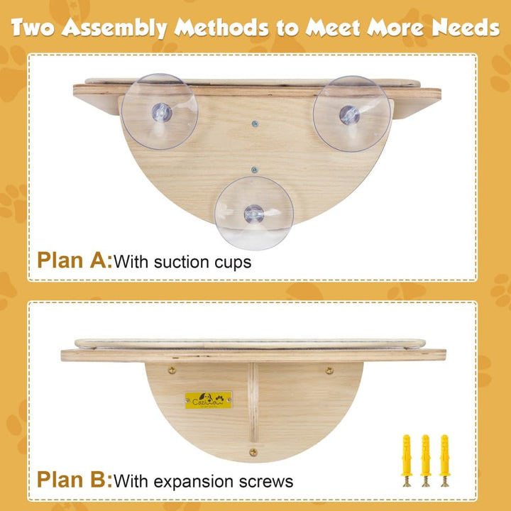 Coziwow Cat Window Perch with Suction Cups-CW12E0524