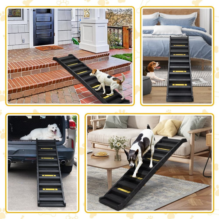 Coziwow 61''L Portable Plastic Dog Car Ramp-CW12E0560
