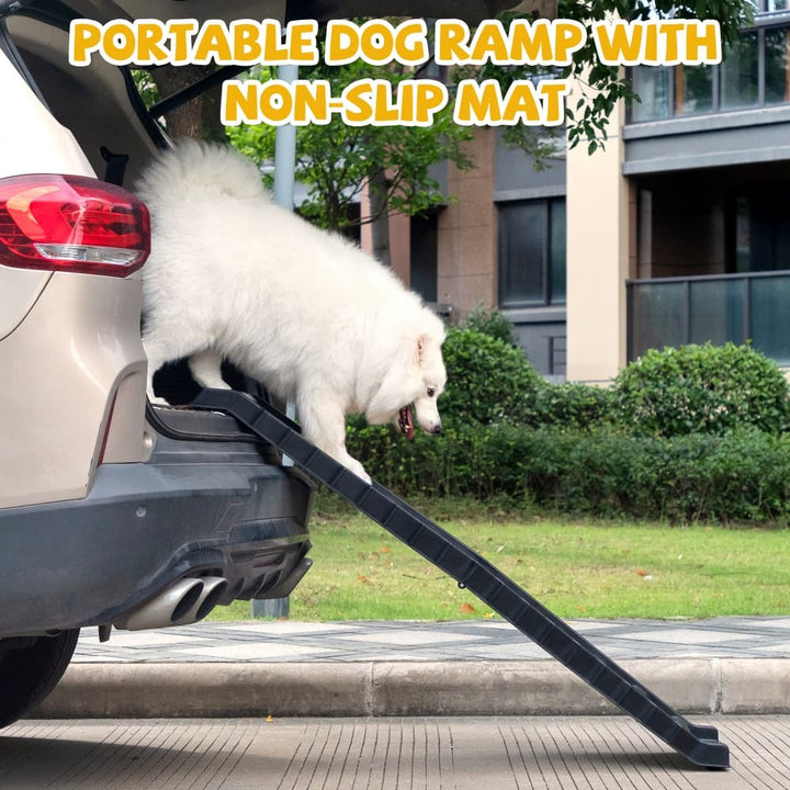 Coziwow 61''L Portable Plastic Dog Car Ramp-CW12E0560