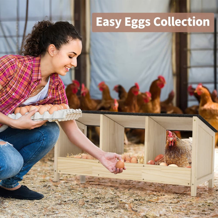 Coziwow 3 Compartment Chicken Nesting Box-CW12E0686