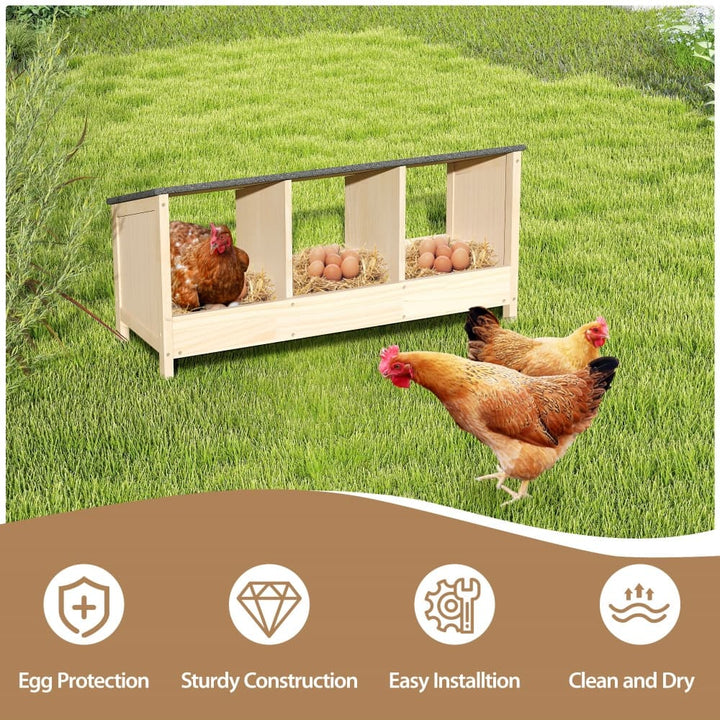 Coziwow 3 Compartment Chicken Nesting Box-CW12E0686