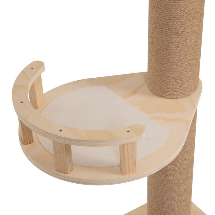 Coziwow 87-111''H Floor-to-Ceiling Cat Tree with Scratching Post-CW12E0776