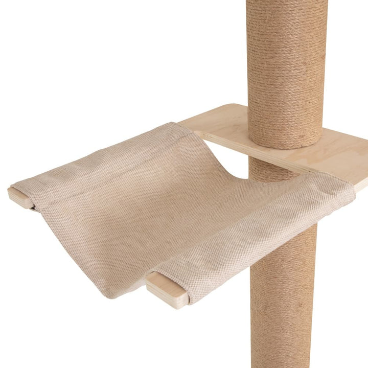 Coziwow 87-111''H Floor-to-Ceiling Cat Tree with Scratching Post-CW12E0776