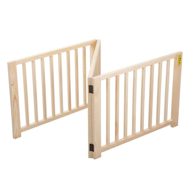 Coziwow 17.5″H Wooden Foldable Pet Gate-CW12F0237