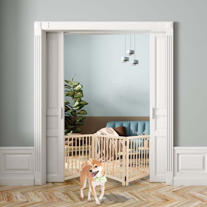 Coziwow 17.5″H Wooden Foldable Pet Gate-CW12F0237
