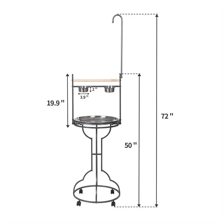 Coziwow 72" L Portable Bird Play Stand Coziwow