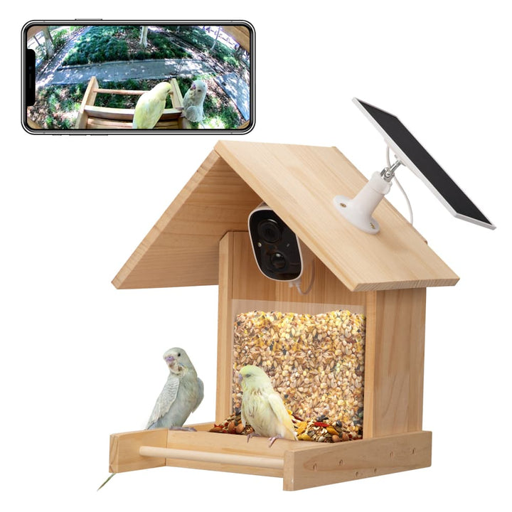 Coziwow Smart Solar-Powered Bird Feeder with Camera-CW12F0759