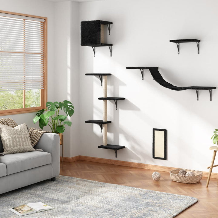 Coziwow 5 Pcs Wall-Mounted Cat Climber Set-CW12H0527