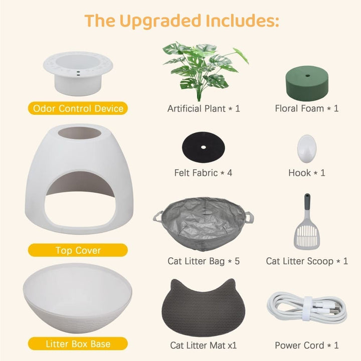 Coziwow Eggloa6 2-in-1 Cat Litter Box & Cat Bed Upgraded-CW12H0653