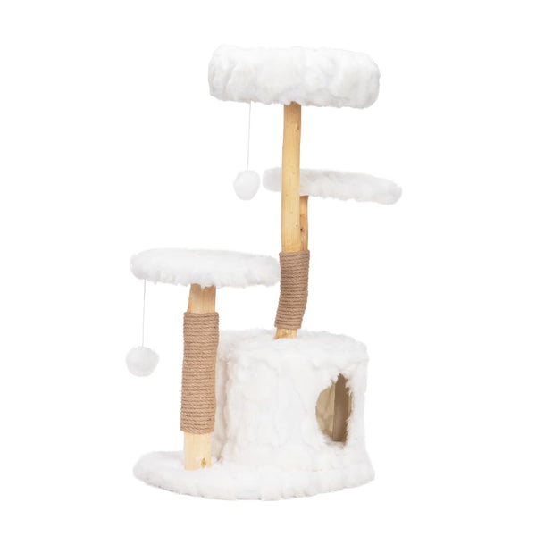 Coziwow 42" Tall Cloud Cat Tree Tower-CW12K0528