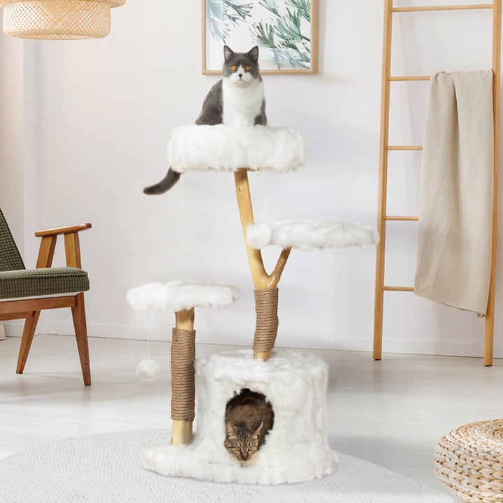 Coziwow 42" Tall Cloud Cat Tree Tower-CW12K0528