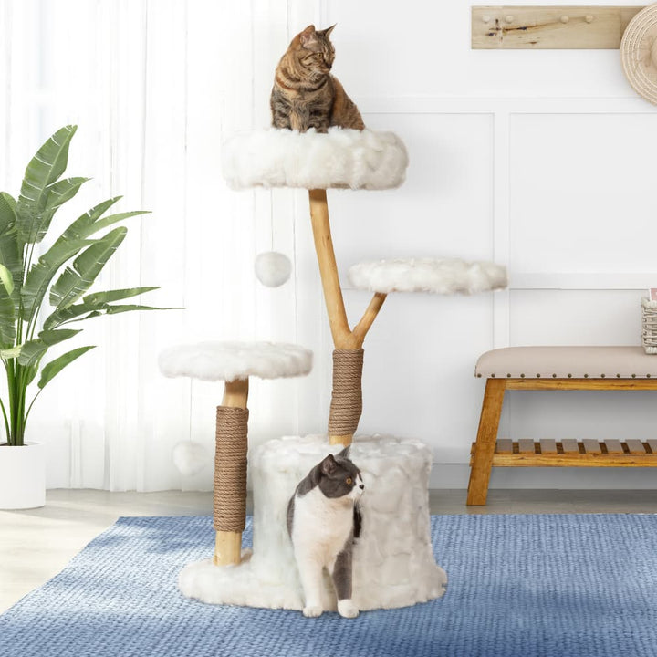 Coziwow 42" Tall Cloud Cat Tree Tower-CW12K0528