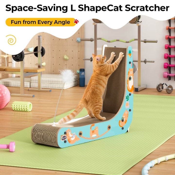 Coziwow 27''L L-Shape Cat Scratcher Lounge-CW12K0780