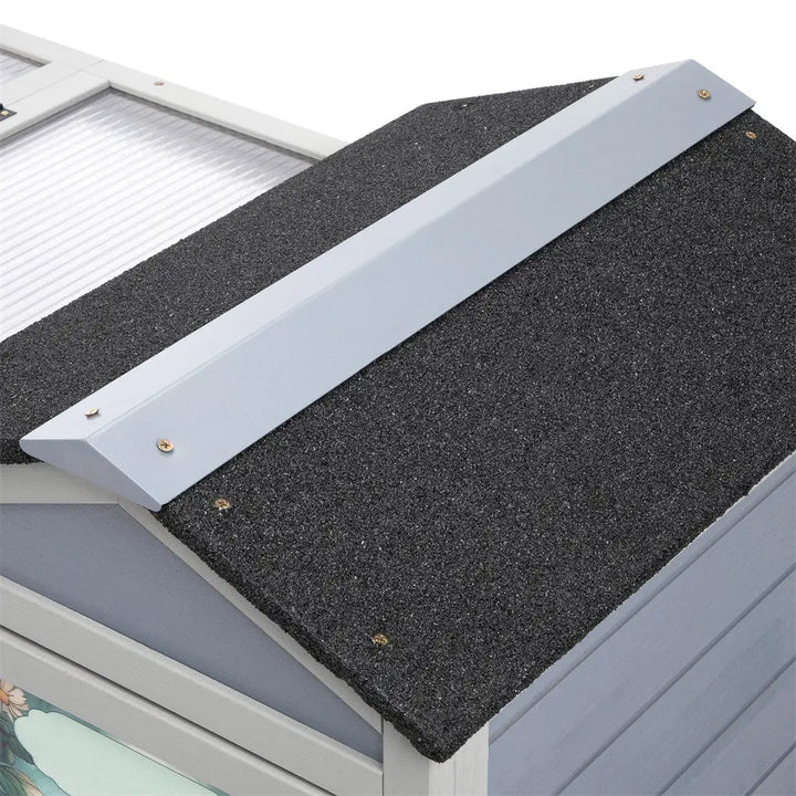 Coziwow 39"L Insulated Wooden Rabbit House