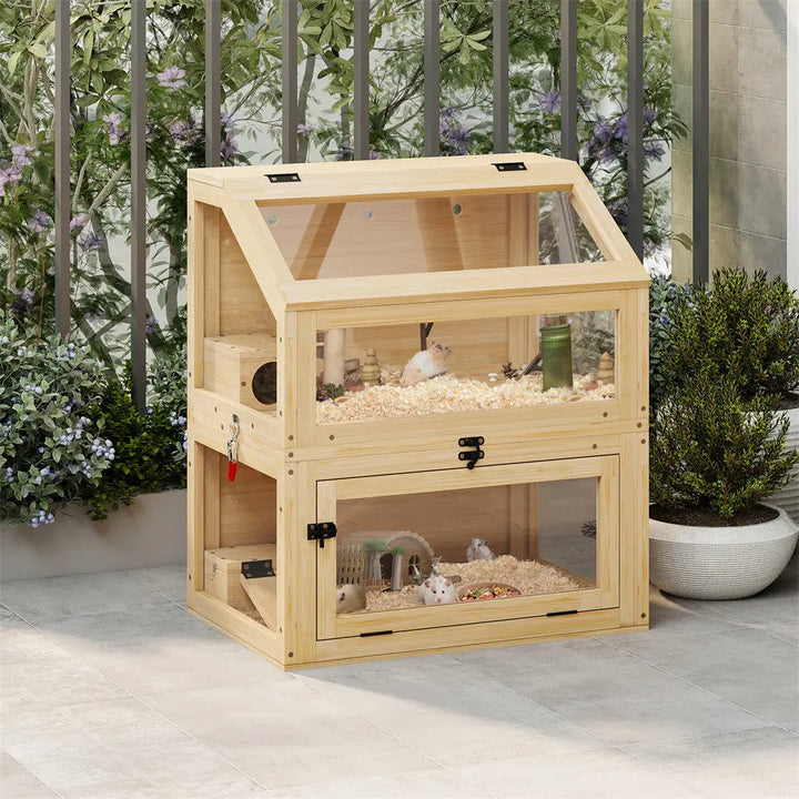 Coziwow Double Layer Acrylic Hamster Cage Coziwow