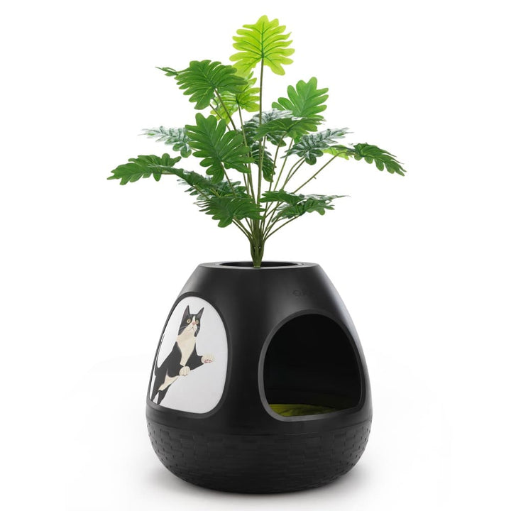 Coziwow Copod8 3-in-1 Hidden Cat Cave Black Basic-CW12N0783