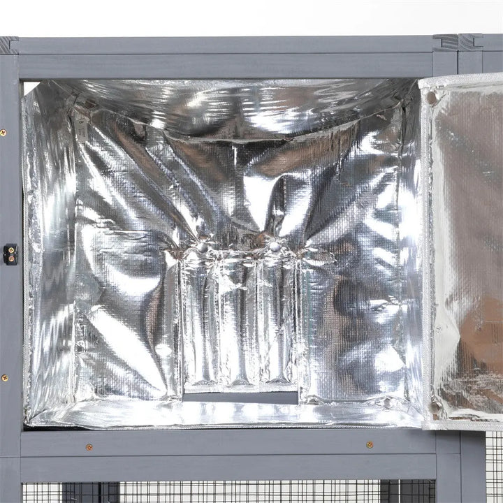 Coziwow 62" Insulated Wooden Cat Enclosure