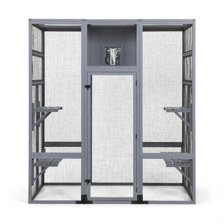 Coziwow 62" Insulated Wooden Cat Enclosure