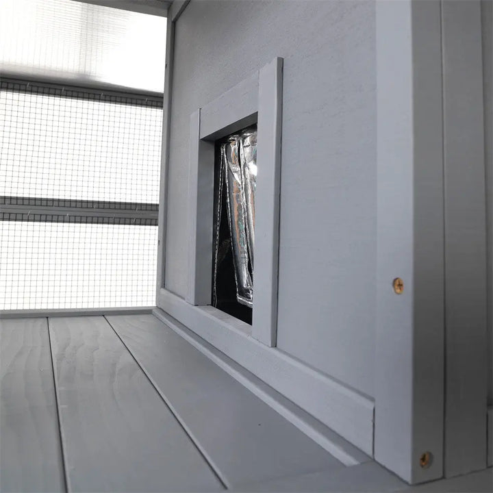 Coziwow 62" Insulated Wooden Cat Enclosure