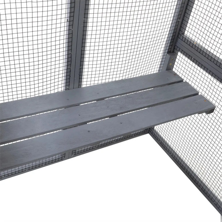 Coziwow 62" Insulated Wooden Cat Enclosure