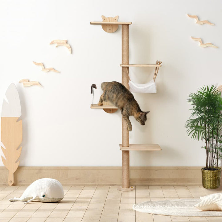 Coziwow 69"H Wall Mounted Cat Climbing Tree-CW12P0514