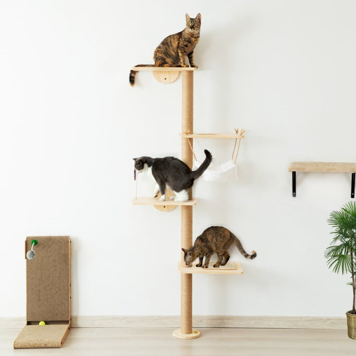 Coziwow 69"H Wall Mounted Cat Climbing Tree-CW12P0514