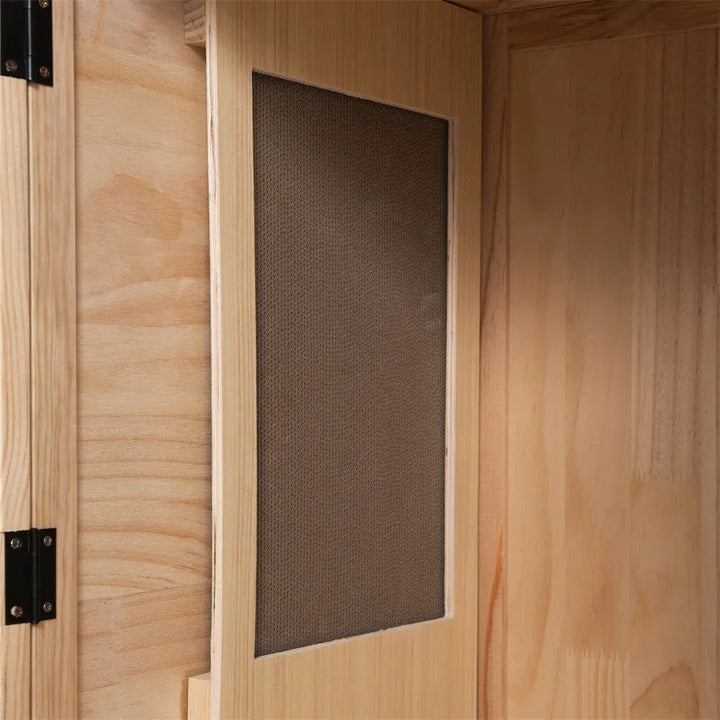 Coziwow 32.5"L Multi-Level Solid Wood Cat Cabinet