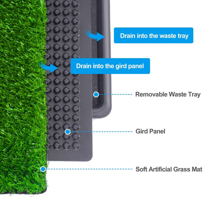 Coziwow 30"×20" Artificial Grass Pee Pad for Dogs-CW12R0048