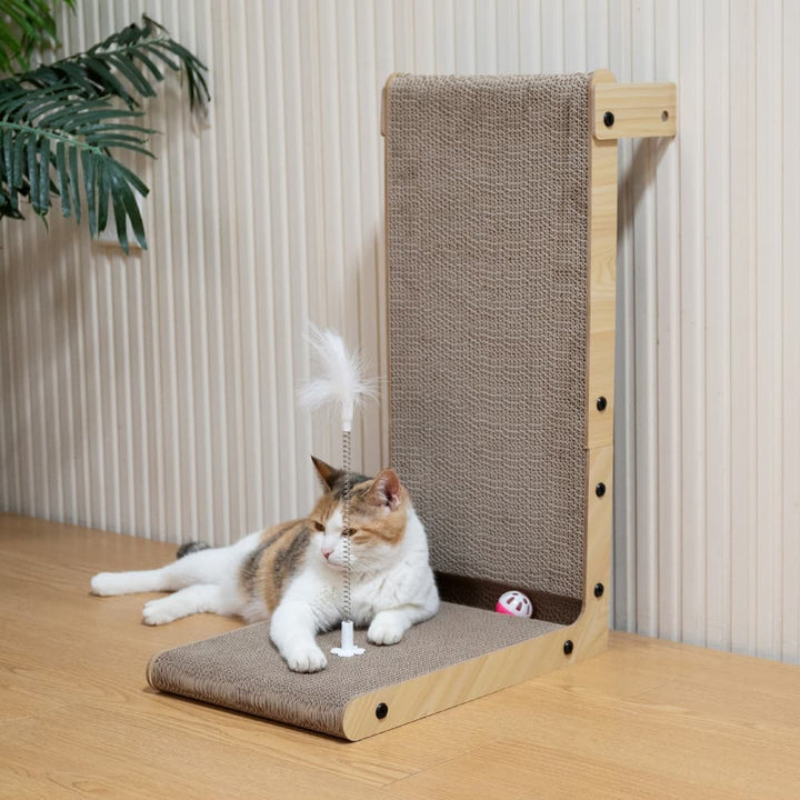 Coziwow 15''L L-Shape Cat Scratcher Pad-CW12R0515