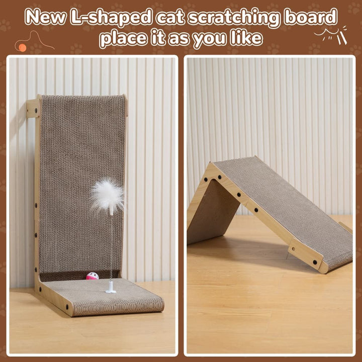 Coziwow 15''L L-Shape Cat Scratcher Pad-CW12R0515