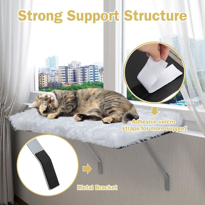 Coziwow Cat Window Perch Hammock White-CW12R0533