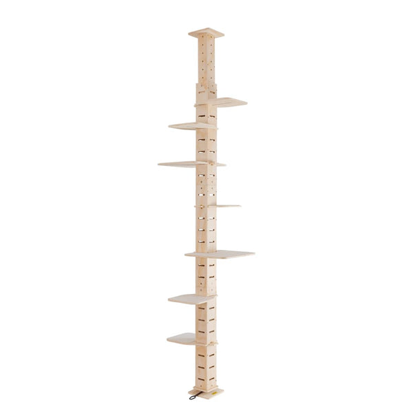 Coziwow 98-114″H Adjustable Floor-To-Ceiling Cat Tree-CW12R0551