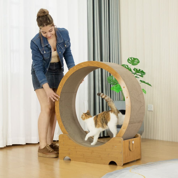 Coziwow 34''L Corrugated Cat Exercise Wheel-CW12R0623