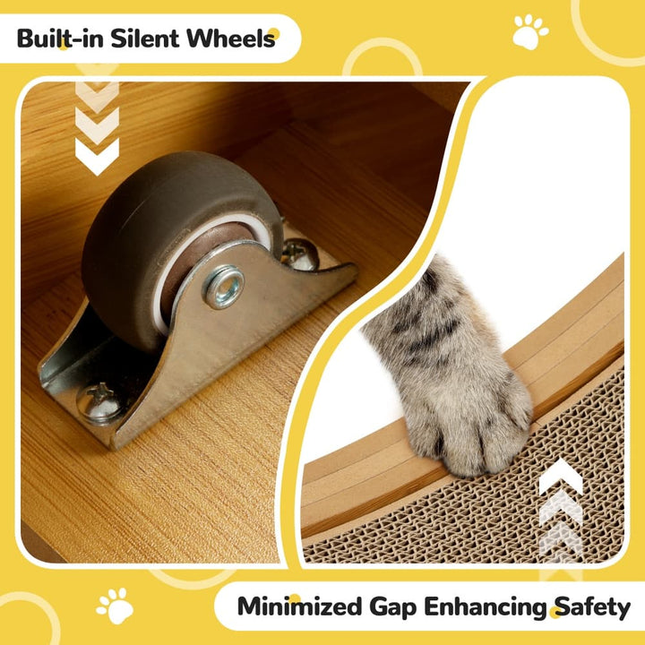 Coziwow 34''L Corrugated Cat Exercise Wheel-CW12R0623