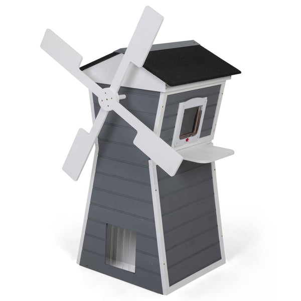 Coziwow 35''L Windmill Outdoor Cat House-CW12R0749