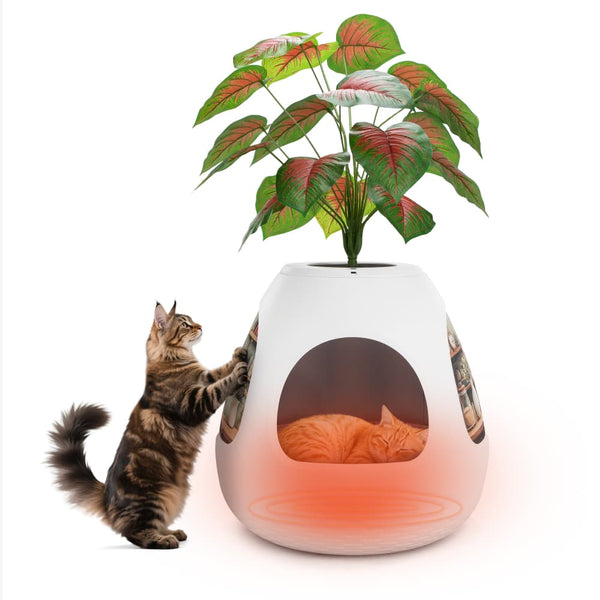 Coziwow COPOD8 3-in-1 Hidden Cat Cave Upgraded White-CW12R0785