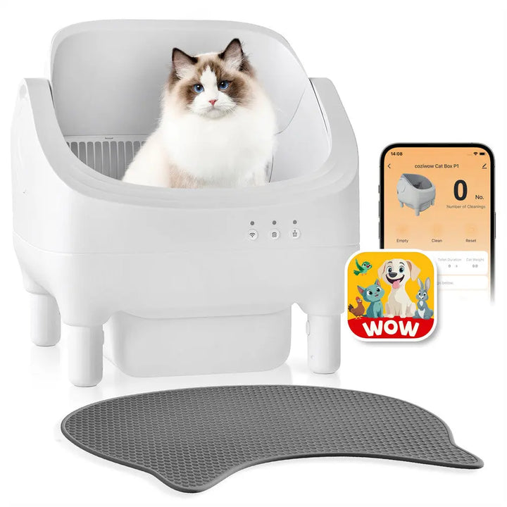 Coziwow 21.7"L Smart Automatic Cat Litter Box Coziwow