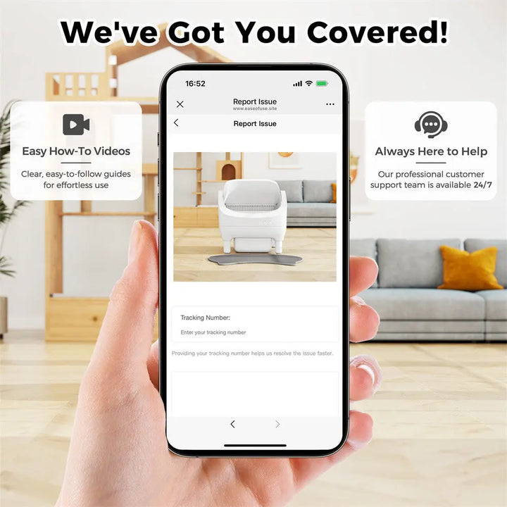 Coziwow 21.7"L Smart Automatic Cat Litter Box Coziwow