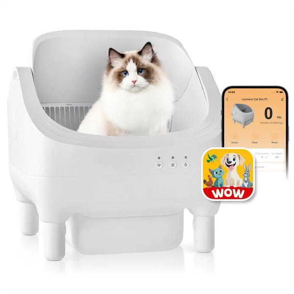 Coziwow 21.7"L Smart Automatic Cat Litter Box Coziwow