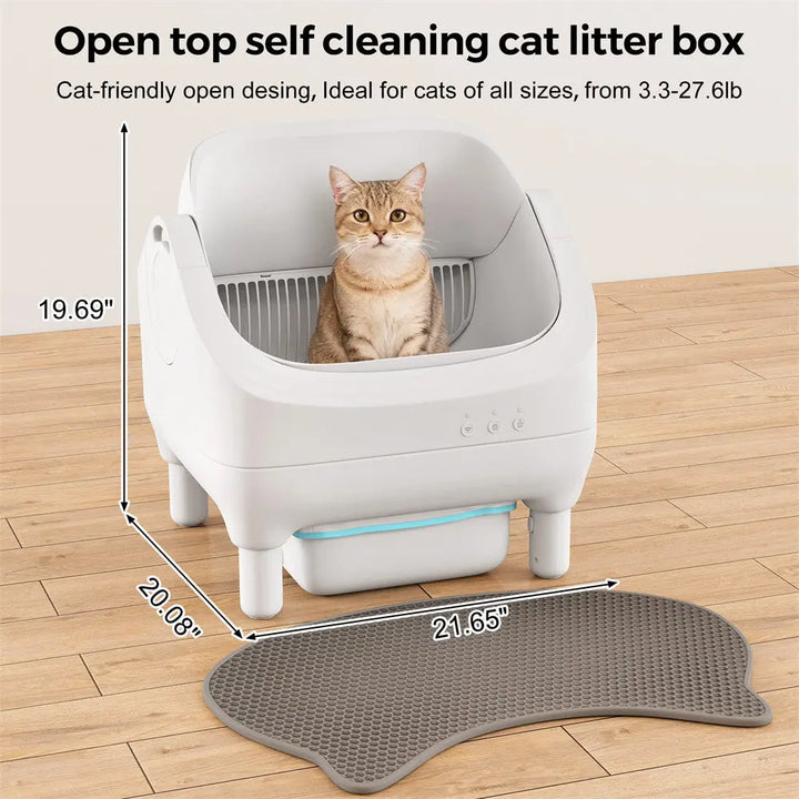 Coziwow 21.7"L Smart Automatic Cat Litter Box Coziwow