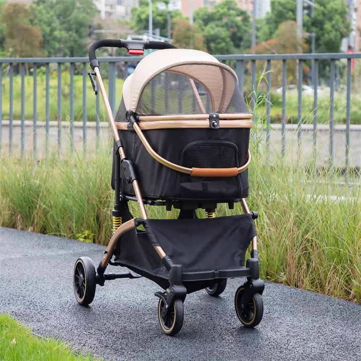 jogging stroller with shock absorbers Coziwow 3-in-1 Shock-Absorbing Pet Stroller