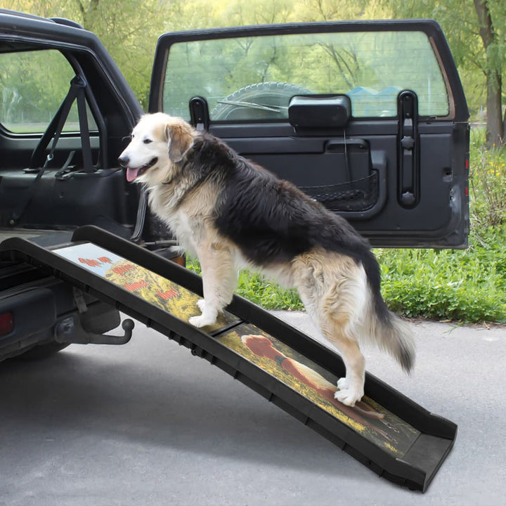 Coziwow 61″L Foldable Dog Ramp Patterned-CW12T0715