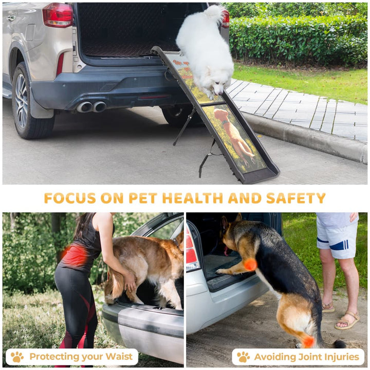 Coziwow 61″L Foldable Dog Ramp Patterned-CW12T0715